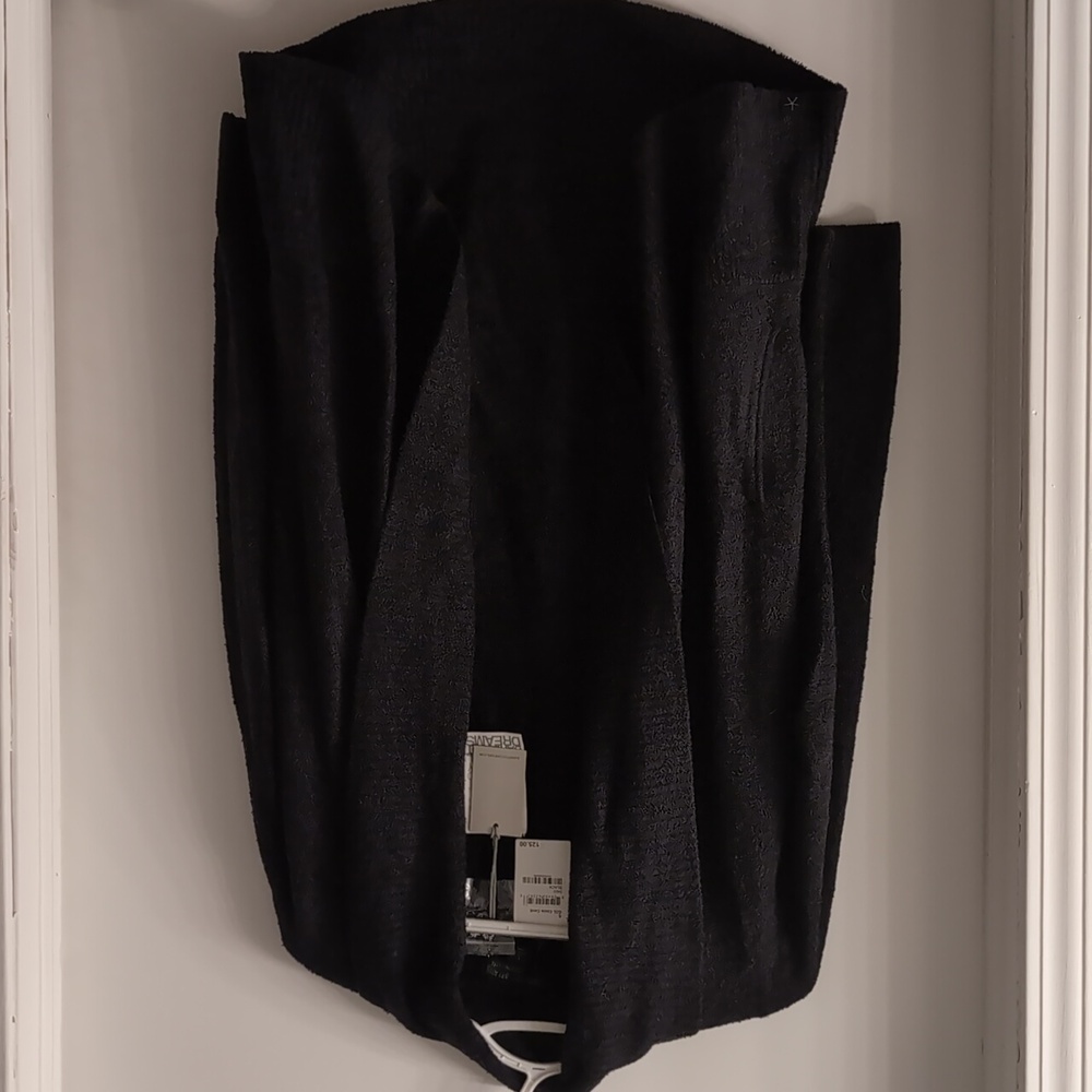 Barefoot Dreams Charcoal Open-Front Cardigan